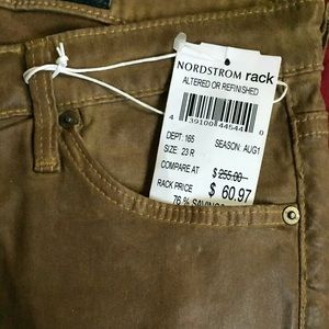 The Super Skinny Legging Ankle Leather Jeans